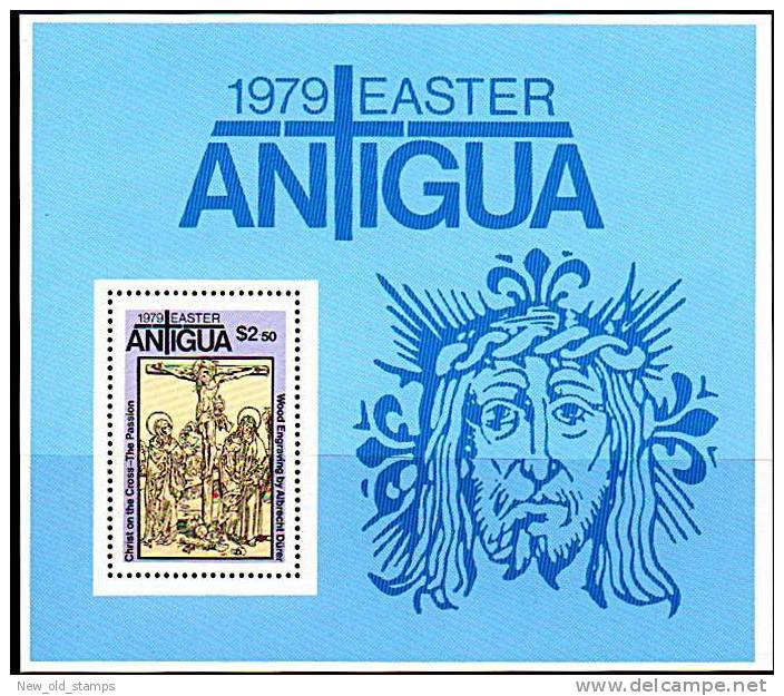 ANTIGUA 1979 EASTER S/S MNH DURER PAINTINGS - 1960-1981 Ministerial Government