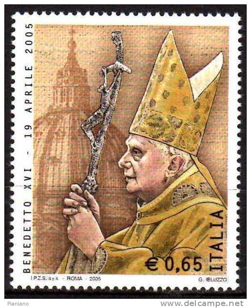 PIA - ITALIA - 2005 : Papa Giovanni Paolo II E Papa Benedetto XVI  - (SAS 2859-60) - 2001-10:  Nuovi