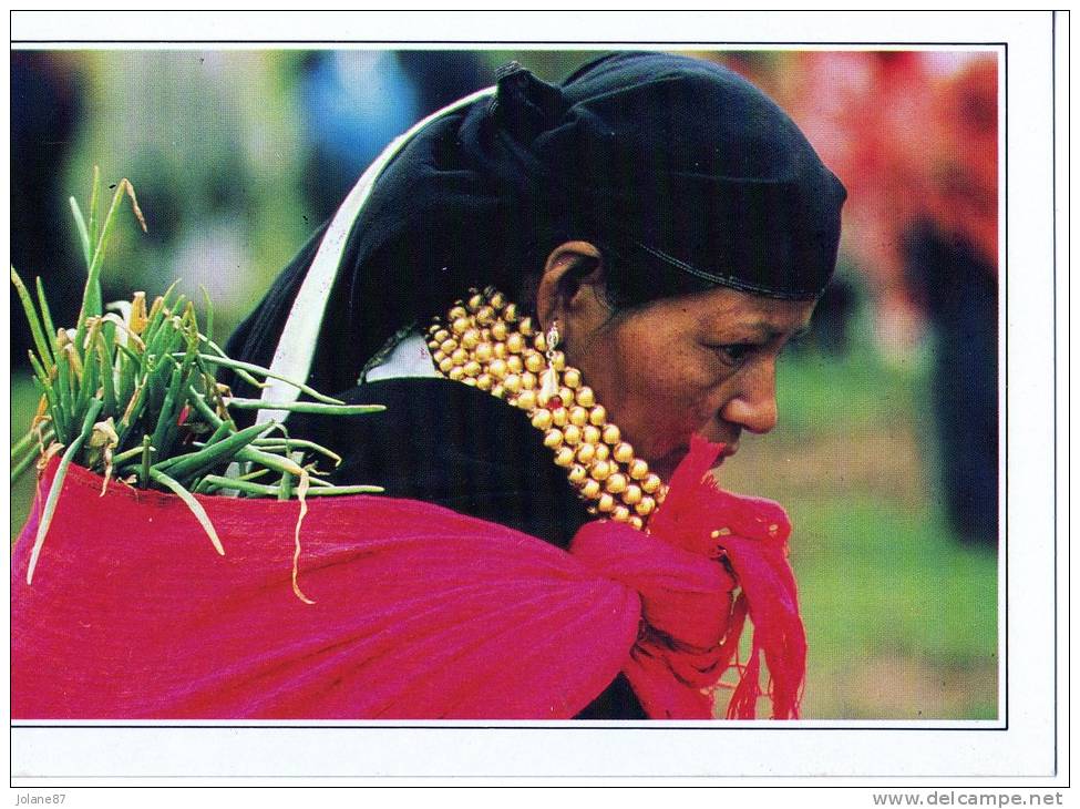 CARTE FICHE     EQUATEUR   ECUADOR       FEMME SUR LE MARCHE D OTAVALO   MUJER AL MERCADO - Ecuador