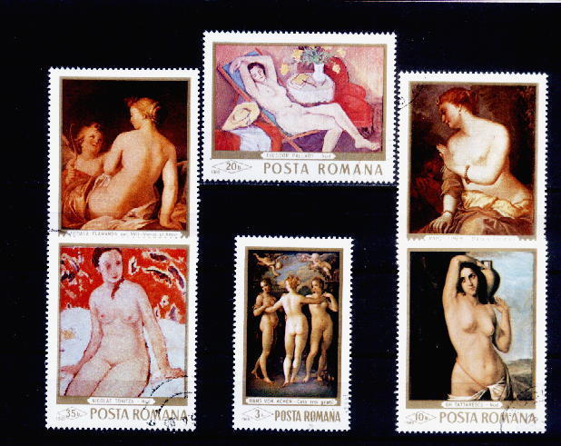 Roumanie 1969 -  Yv.no.2454/9 Obliteres - Desnudos