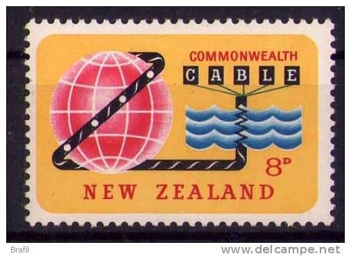 1963 Nuova Zelanda, Cavo Transoceanico Compac , Serie Completa Nuova (**) - Nuevos