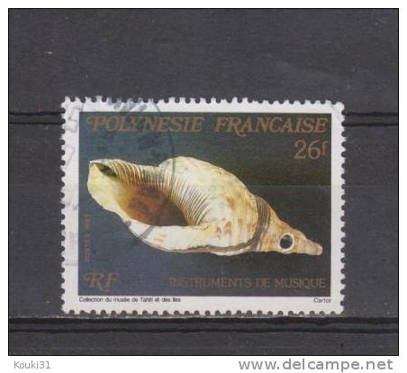 Polynésie YT 283 Obl : Instrument De Musique , Conque Marine - 1987 - Used Stamps