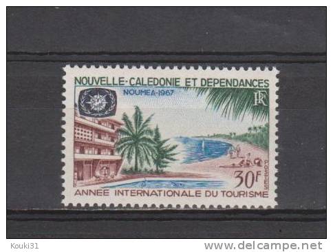 Nouvelle-Calédonie YT 339 ** : Tourisme , Plage , Hôtel - 1967 - Neufs
