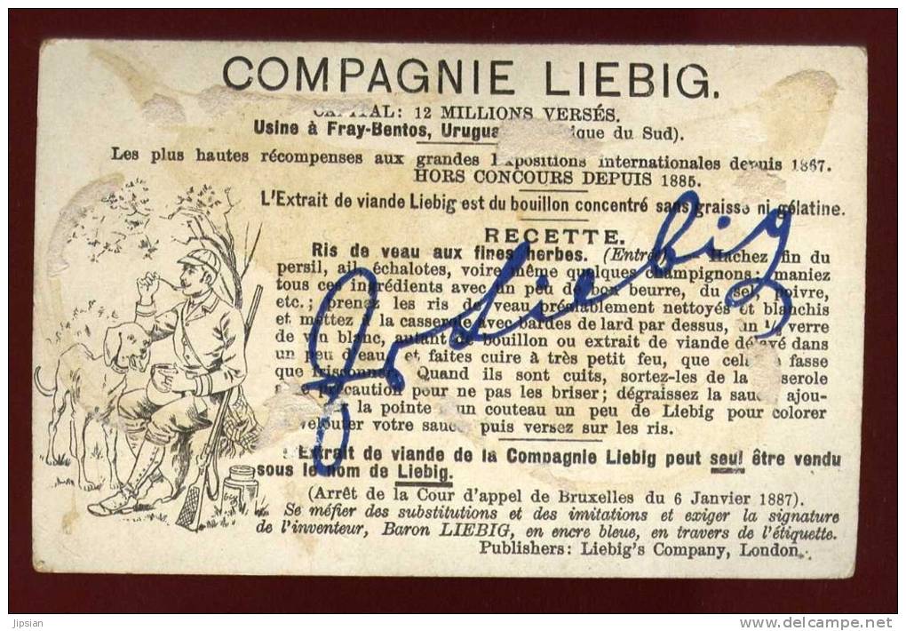 Rare Chromo Liebig Henry M. Stanley Au Centre De L´ Afrique       Lot No 7 - Liebig