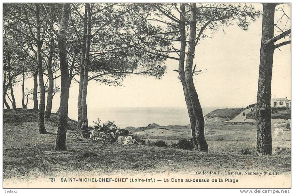 ST MICHEL CHEF CHEF        LA DUNE AU DESSUS DE LA PLAGE - Saint-Michel-Chef-Chef