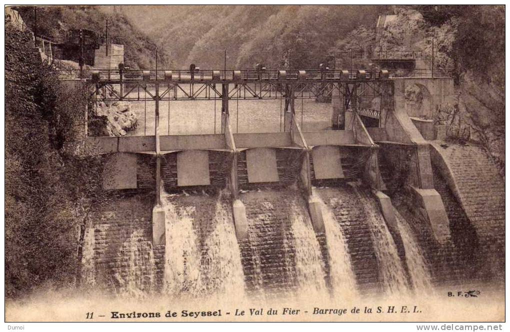 Environs De SEYSSEL  -  Le Val Du Fier  -  Barrage De La S.H.E.L. - Seyssel