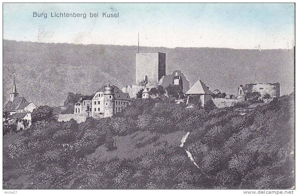 CPA - BURG LIGHTENBERG BEI KUSEL - Kusel