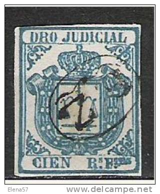 SELLO CLASICO ISABEL II SOBRECARGA OVALO B.Z.RARO.COLONIAS ESPAÑOLAS EN ULTRAMAS CUBA FILIPINAS PUERTO RICO. - Cuba (1874-1898)