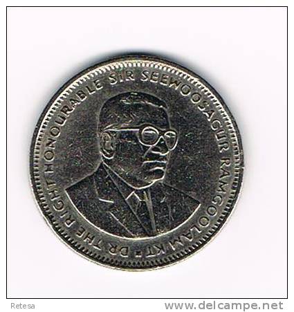 0X MAURITIUS  1 RUPEE   1990 - Maurice