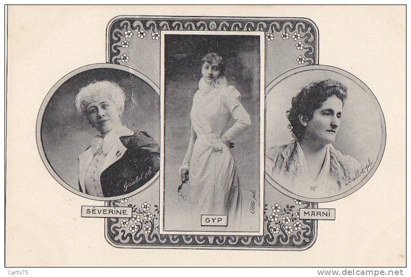 Célébrités - Littérature - Ecrivains - Femmes - Séverine Gyp Marni - Art Nouveau - Ecrivains