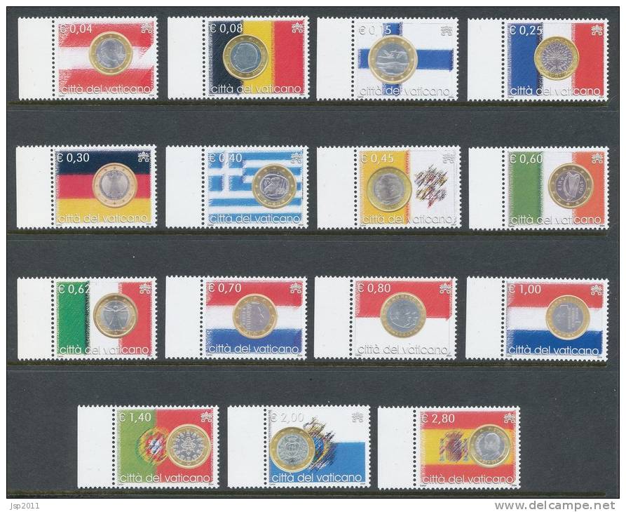 Vatican 2004 Michel  # 1491-1505 MNH - Neufs