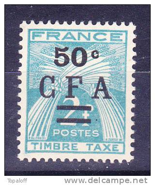 REUNION   Taxe  N°37  Neuf Sans Charniere - Timbres-taxe