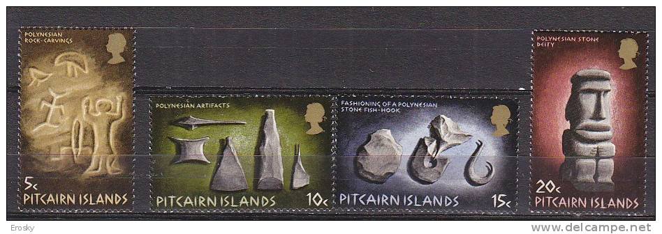 P3891 - BRITISH COLONIES PITCAIRN Yv N°118/21 ** ARTISANAT - Pitcairninsel