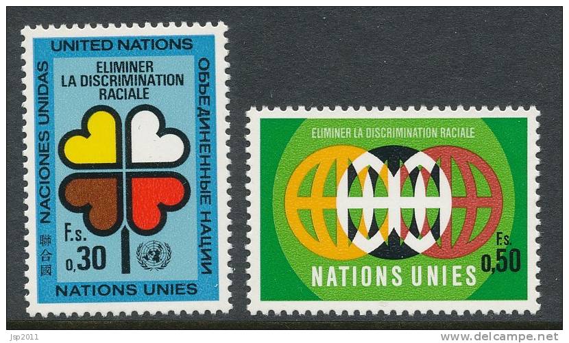 UN Geneva 1971 Michel # 19-20 MNH - Unused Stamps