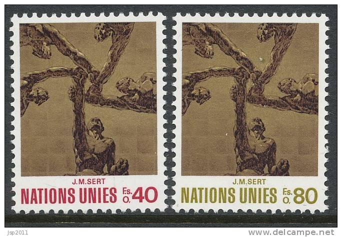 UN Geneva 1972 Michel # 28-29 MNH - Neufs