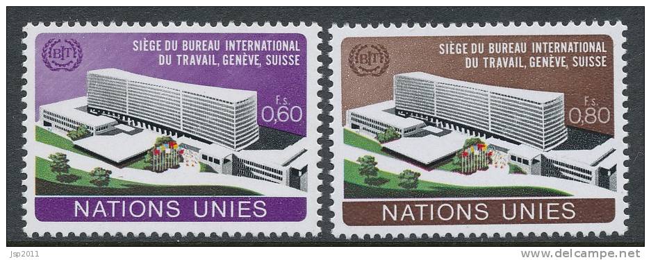UN Geneva 1974 Michel # 37-38 MNH - Nuevos
