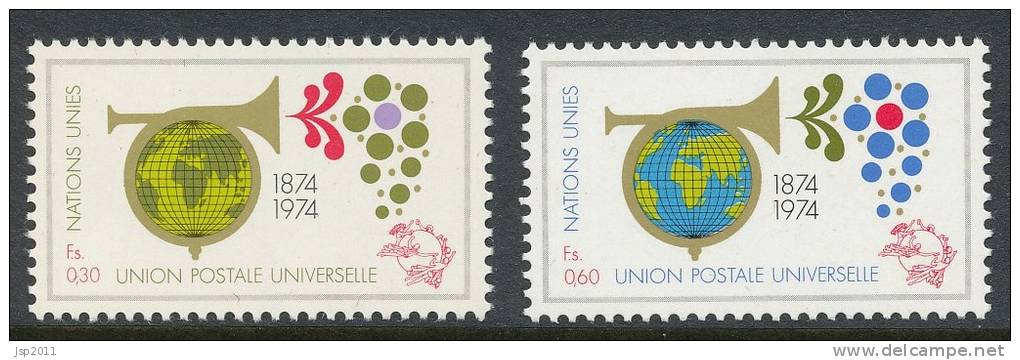 UN Geneva 1974 Michel # 39-40 MNH - Unused Stamps