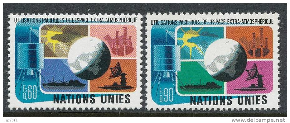 UN Geneva 1975 Michel # 46-47 MNH - Unused Stamps