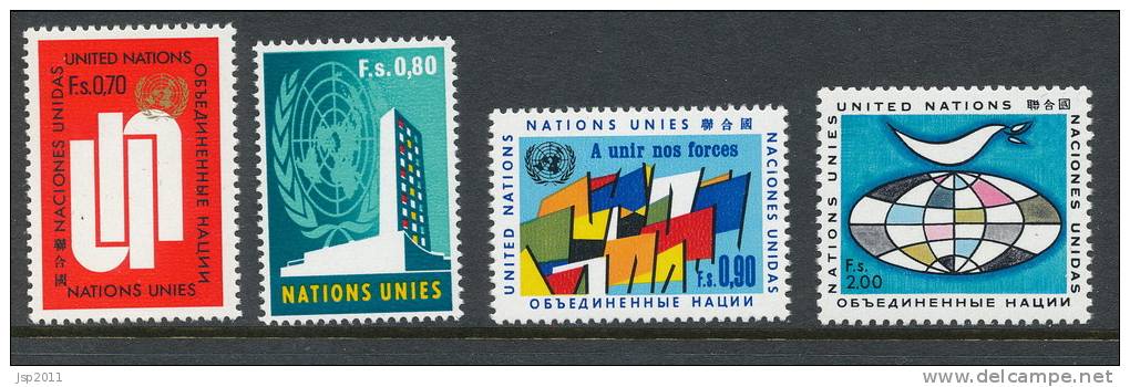 UN Geneva 1970 Michel # 11-14 MNH - Unused Stamps