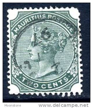 Mauritius QV 1879 2c Green, Fine Used (A) - Mauritius (...-1967)