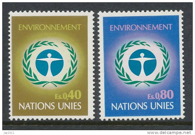 UN Geneva 1972 Michel # 25-26 MNH - Nuevos
