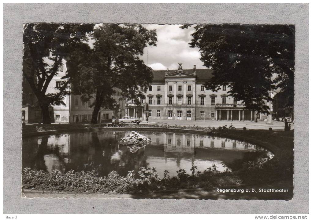 32124    Germania,    Regensburg  A. D.,  Stadttheater,  VG  1958 - Regensburg