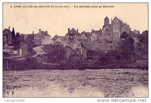 544 SAINT JULIEN DE VOUVANTES  - 4 -    Vue Générale Prise Au Nord-Est - Saint Julien De Vouvantes