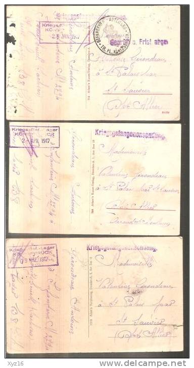 Lot De 10 Cartes Sur Konigsbruck  1917 - Koenigsbrueck