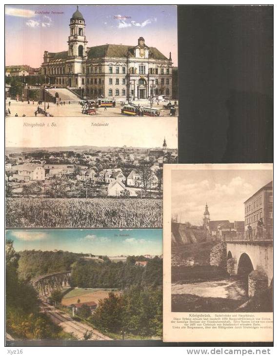 Lot De 10 Cartes Sur Konigsbruck  1917 - Koenigsbrueck