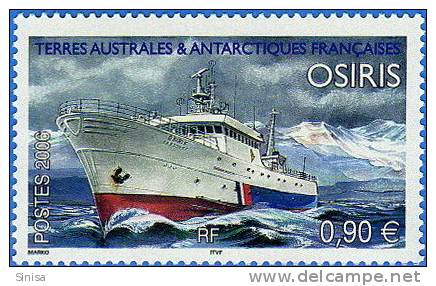 France / FSAT / TAAF / OSIRIS Boat - Unused Stamps