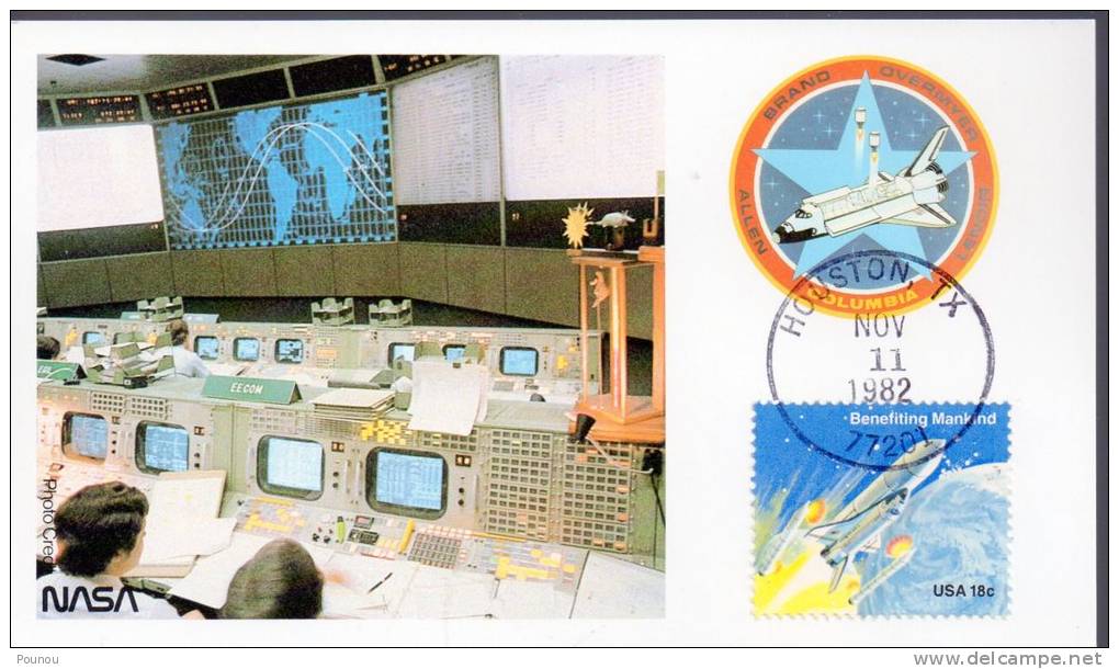 &#9733; US - STS 2 - MISSION CONTROL (7296) - United States