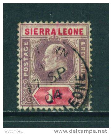 SIERRA LEONE - 1903 Edward VII 1d Used As Scan - Sierra Leone (...-1960)