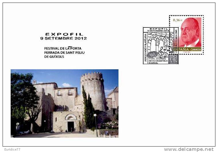 Spain 2012 Postmark - Expo Fil. Festival Porta Ferrada Saint Feliu De Guixols 2012 - Other & Unclassified