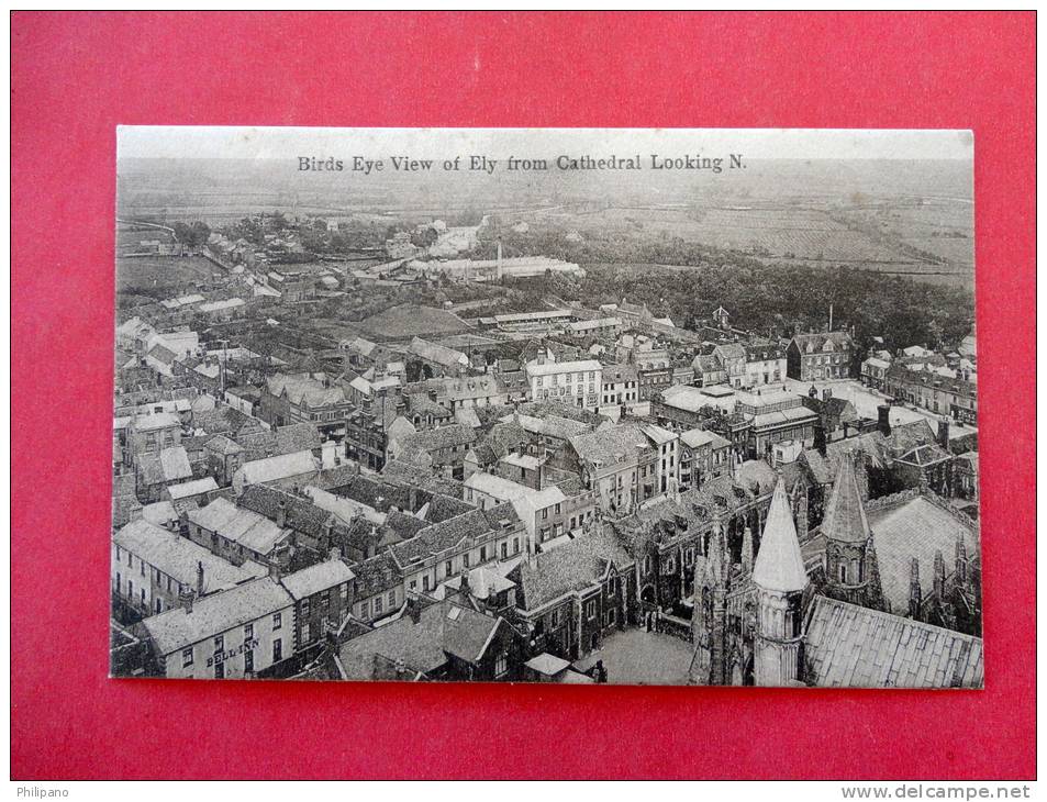 England > Cambridgeshire > Ely -----   Birds Eye View ---ca 1910== = = = = =  ====ref 709 - Ely