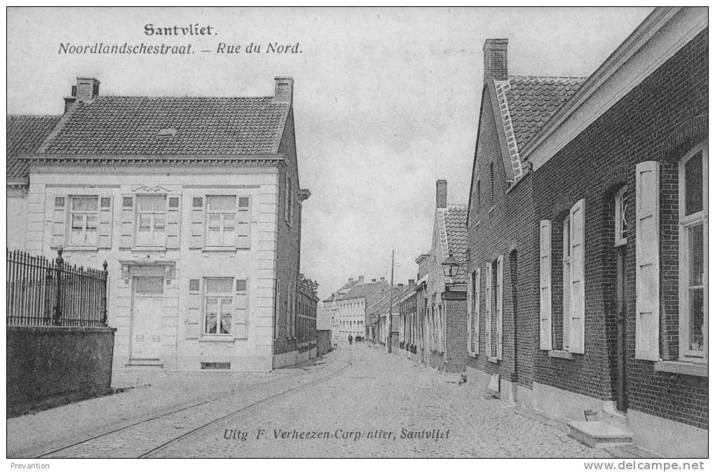 ZANTVLIET -  Noordlandschestraat - Rue Du Nord - Superbe Carte - Autres & Non Classés