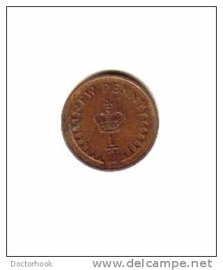 GREAT BRITAIN    1/2  NEW PENNY  1973  (KM# 914) - 1/2 Penny & 1/2 New Penny