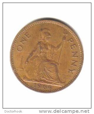 GREAT BRITAIN    1  PENNY  1964  (KM# 897) - D. 1 Penny