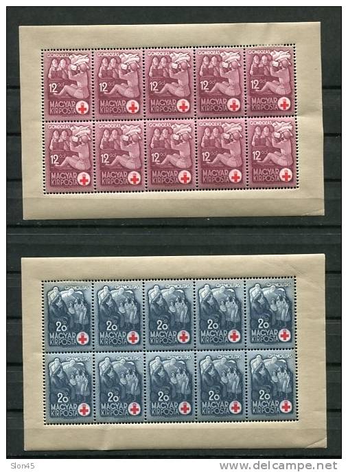 Hungary 1942 Sc B144-7 Mi 691-4 MH Cv 120 Euro - Unused Stamps