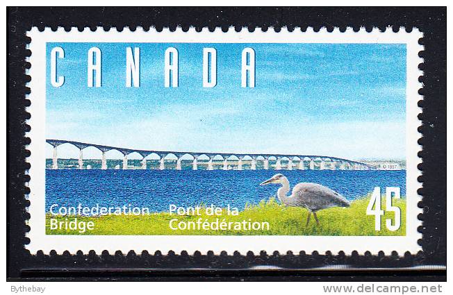 Canada MNH Scott #1646 45c Heron, Confederation Bridge - Neufs