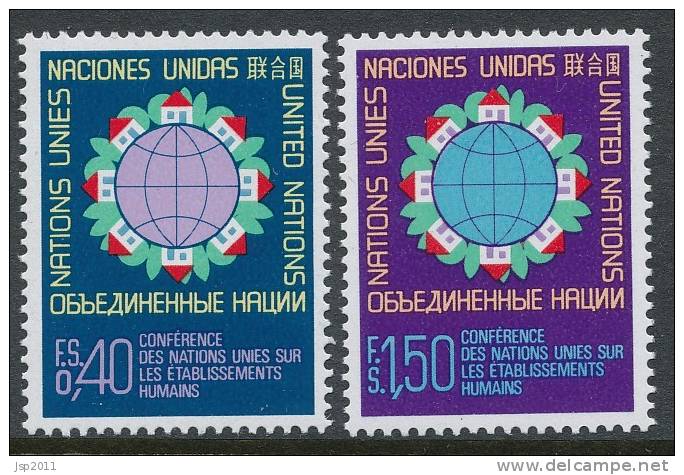 UN Geneva 1976 Michel # 58-59 MNH - Unused Stamps