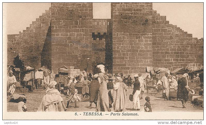 H H 357  / C P A - ALGERIE - TEBESSA  -PORTE SOLOMON - Tebessa