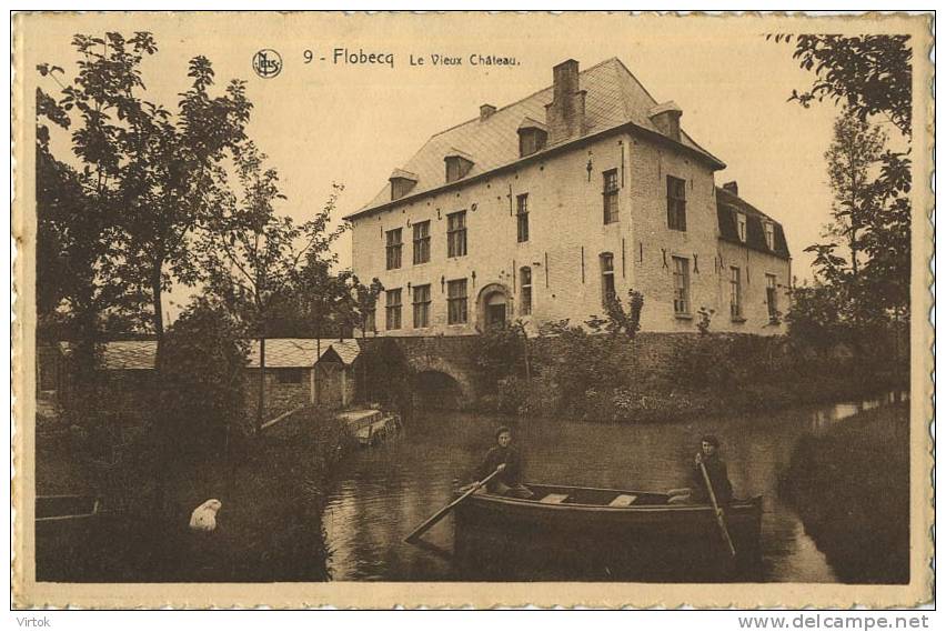 Flobecq :  Le Vieux Chateau  (  Ecrit Avec Timbre ) - Flobecq - Vloesberg