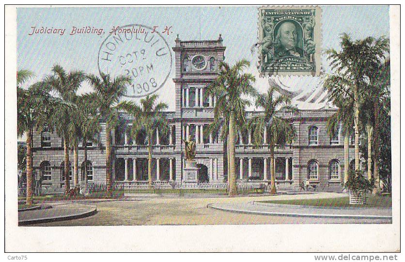 Hawai - Honolulu - Judiciary Building - Palais De Justice - Postal Mark - Honolulu