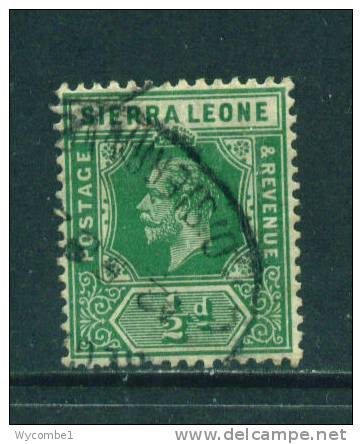 SIERRA LEONE - 1912 George V 1/2d  Used As Scan - Sierra Leone (...-1960)