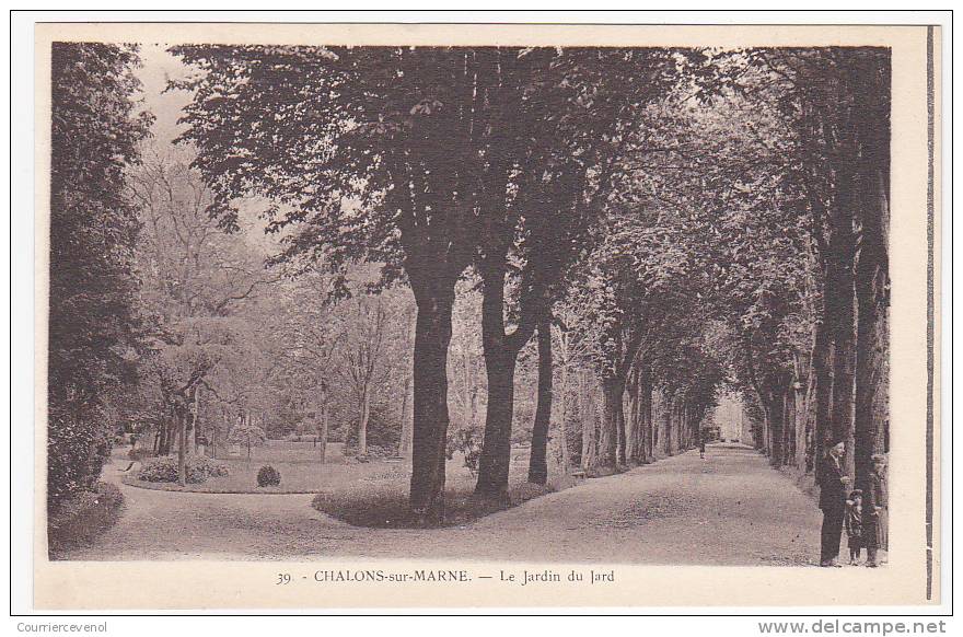 CPSM - CHALONS-SUR-MARNE (Marne) - Le Jardin Du Jard - Châlons-sur-Marne