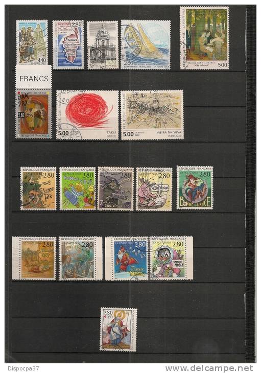 FRANCE OBLITERE    "  ANNEE 1993   " LOT 227 - !!!!!!!!!!  à SAISIR  !!!!!!!!!!!!! - Gebraucht