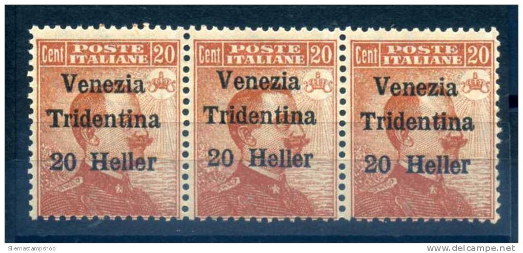 ITALY COL. - TRENTINO, STRIP OF 3 - V6403 - Andere & Zonder Classificatie