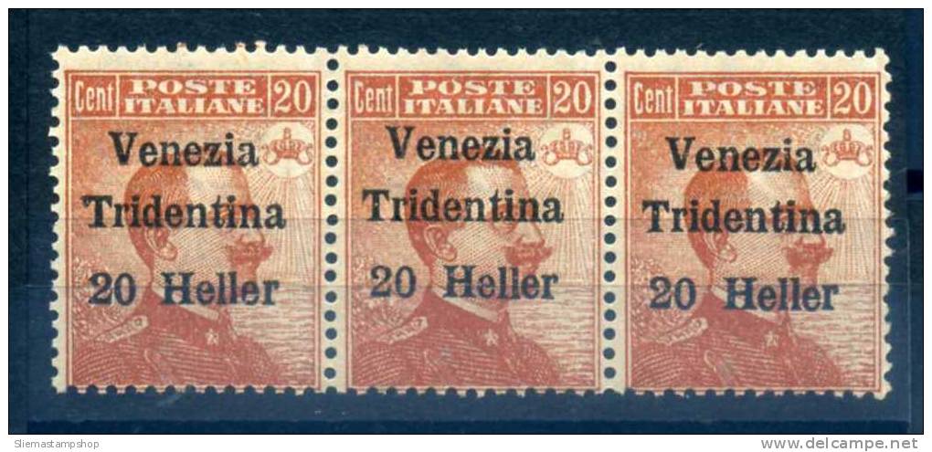 ITALY COL. - TRENTINO, STRIP OF 3 - V6403 - Otros & Sin Clasificación