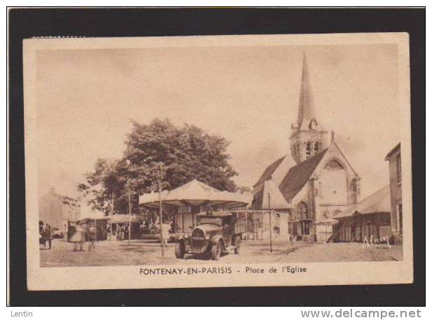 Fontenay En Parisis - Manège De Fete Foraine, Place De L'eglise - Other & Unclassified