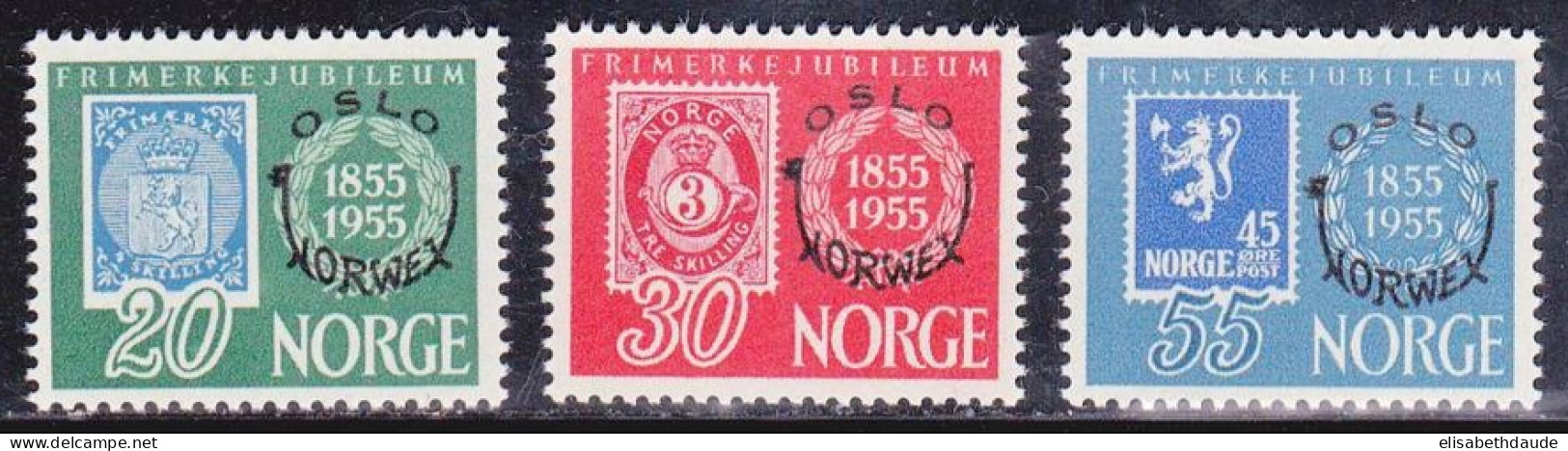 NORGE - YVERT N°358/360 ** - COTE = 49.5 EUROS - SANS CHARNIERES - Nuovi